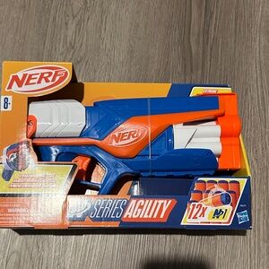 Nerf Series Agility Blaster - Blue, Orange, and White